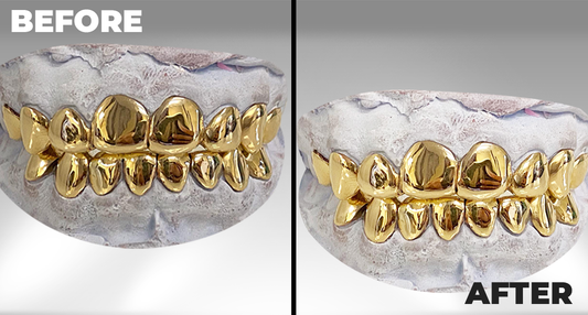 HOW TO CLEAN GOLD GRILLZ | GRILLZ GODZ