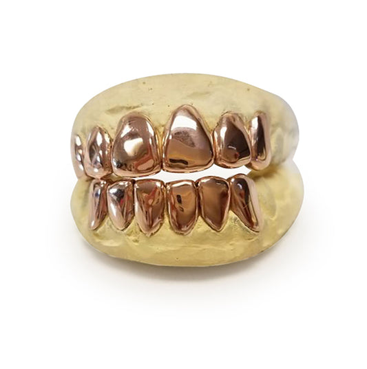14k Solid Gold grillz 6 Top & 6 Bottom - GrillzGodz